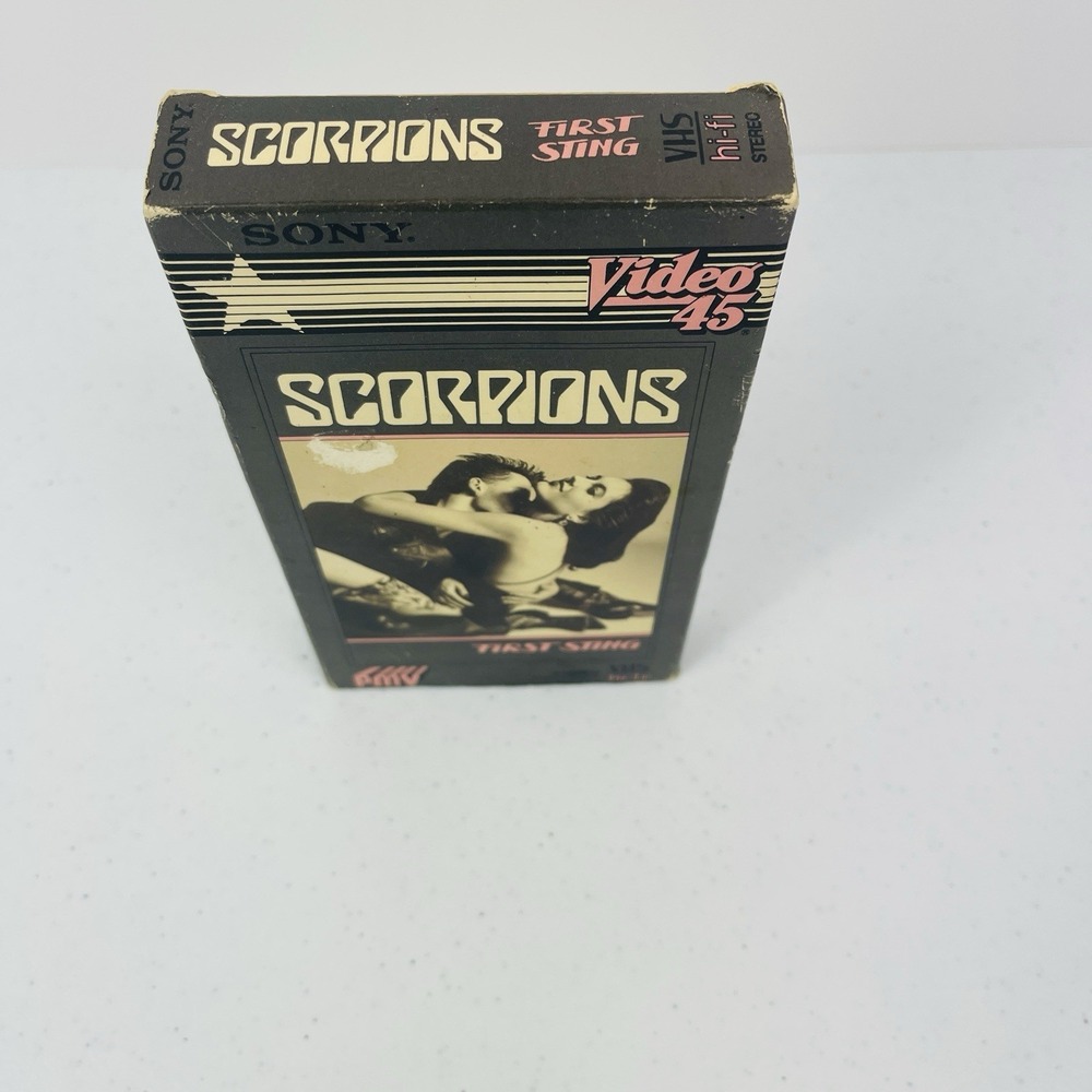 Scorpions First Sting VHS Sony Video 45 Heavy Metal Music Videos - Picture 5 of 6